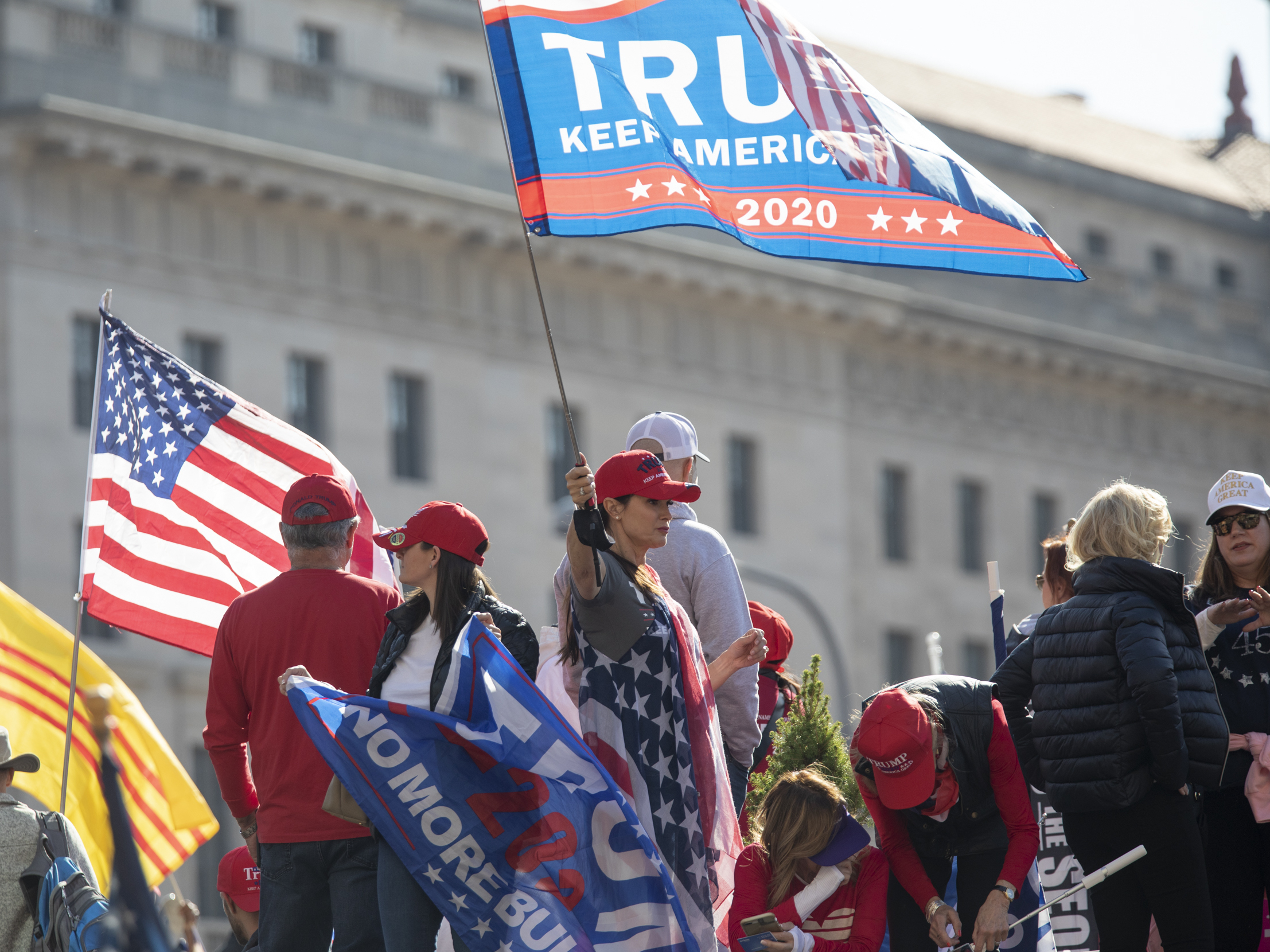 Trump Supporters, Counterprotesters Clash At D.C. Rally Contesting ...