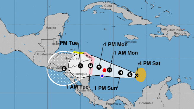 Tropical Storm Iota is expected to develop into a major hurricane within the next few days.