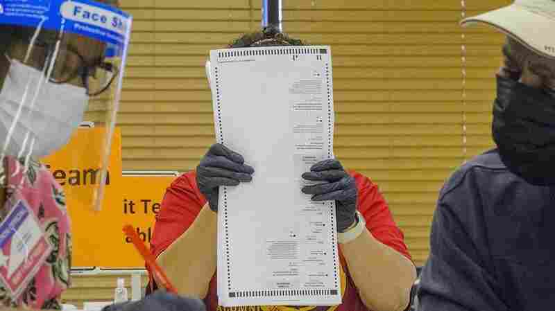 As Georgia's Hand Recount Concludes, Vote Count Shows Biden Still Ahead