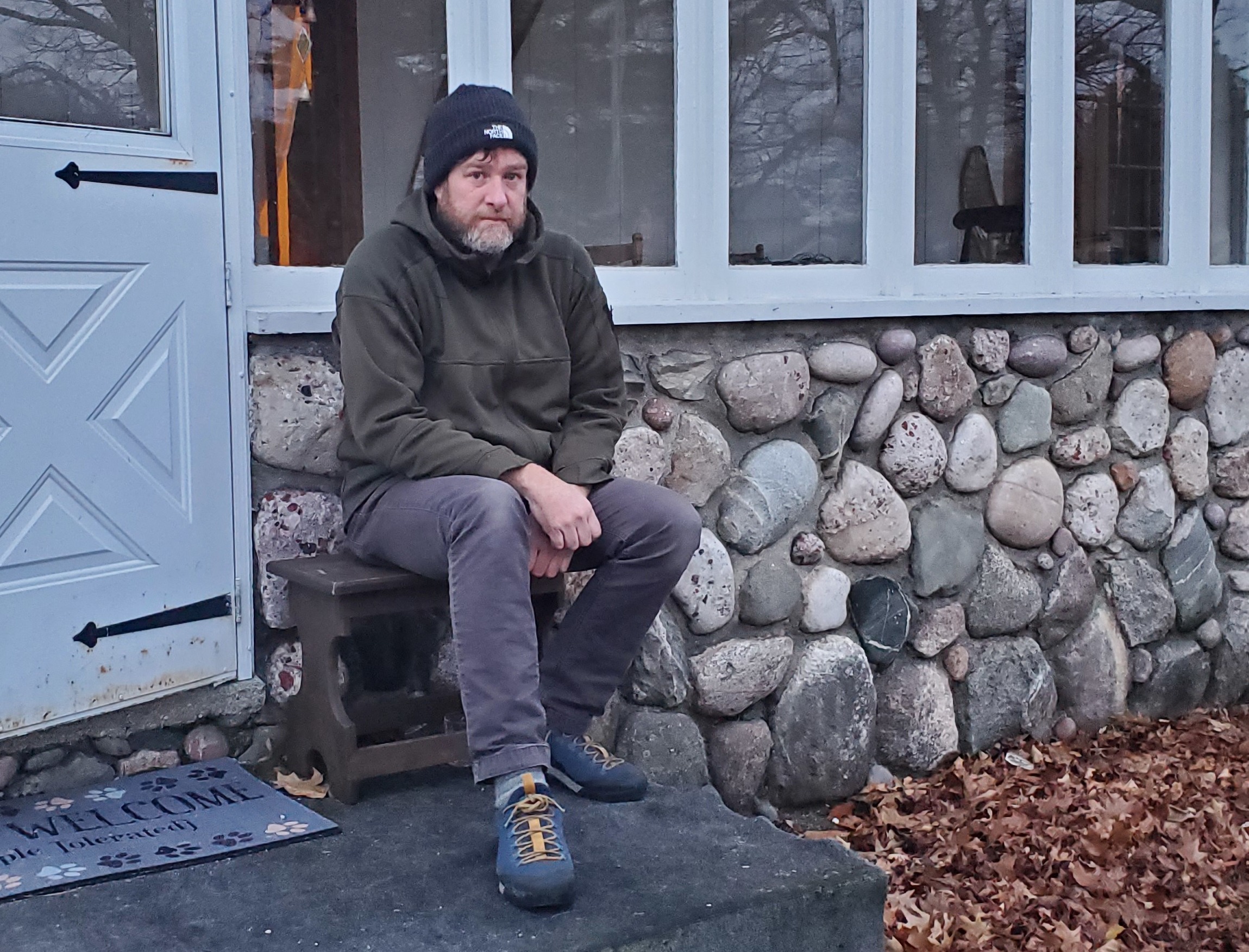 Todd Anderson is a single dad raising four children in Mackinaw City, Mich. &quot;I'm pretty honest and open with them,&quot; he says. &quot;They know we're in a spot right now.&quot; (Todd Anderson)