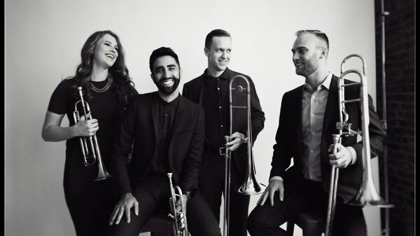 The members of New York-based brass quartet The Westerlies are rehearsing together thousands of miles apart, thanks to Audio Movers.