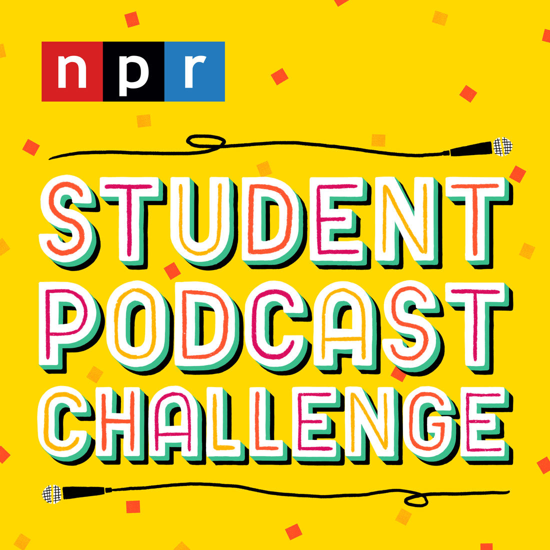 Logo for the Students' Podcast.