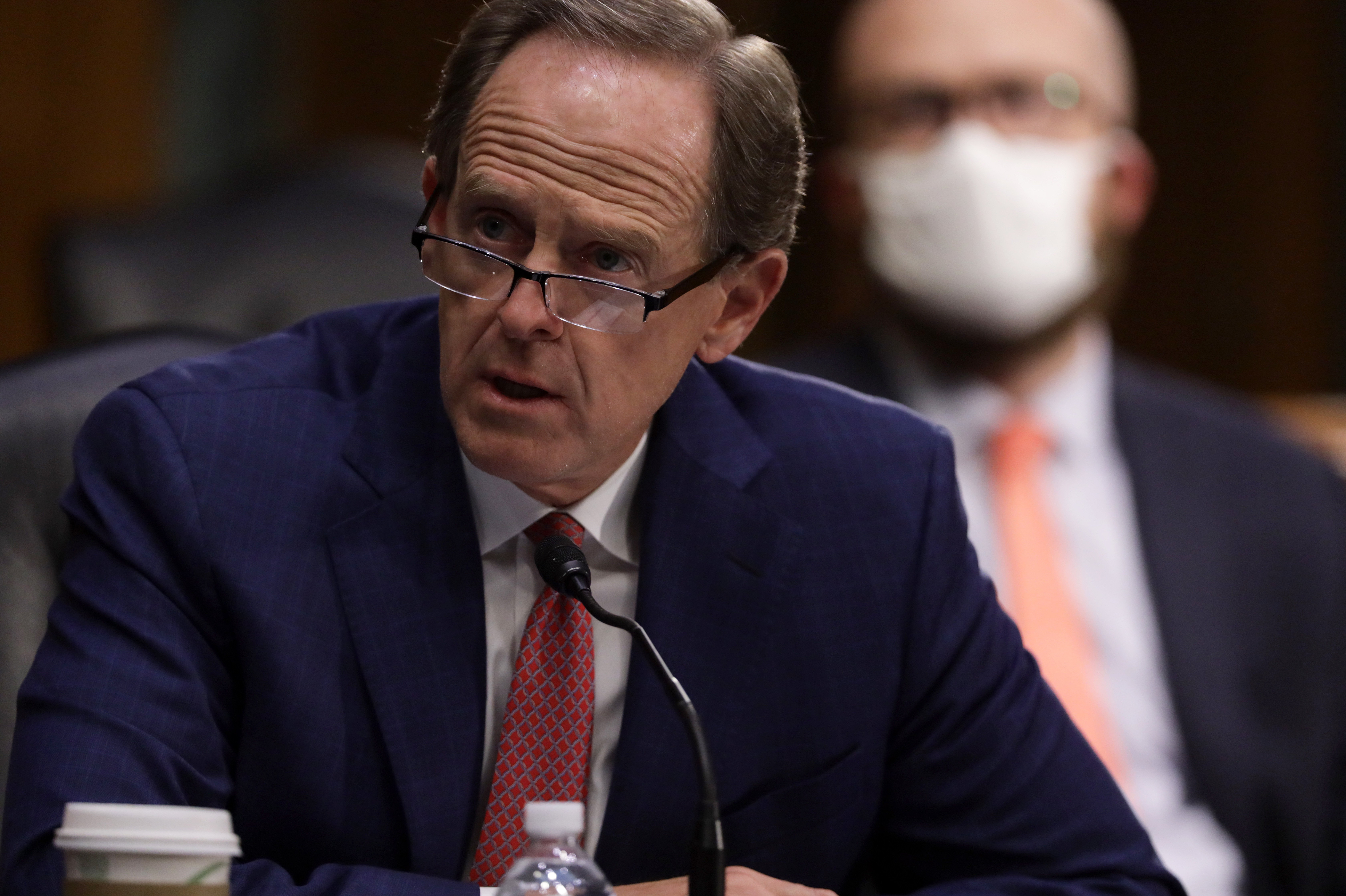 Republican Sen. Pat Toomey of Pennsylvania, seen here during a confirmation hearing in May, urged President Trump to accept the outcome of the presidential election. (Getty Images)