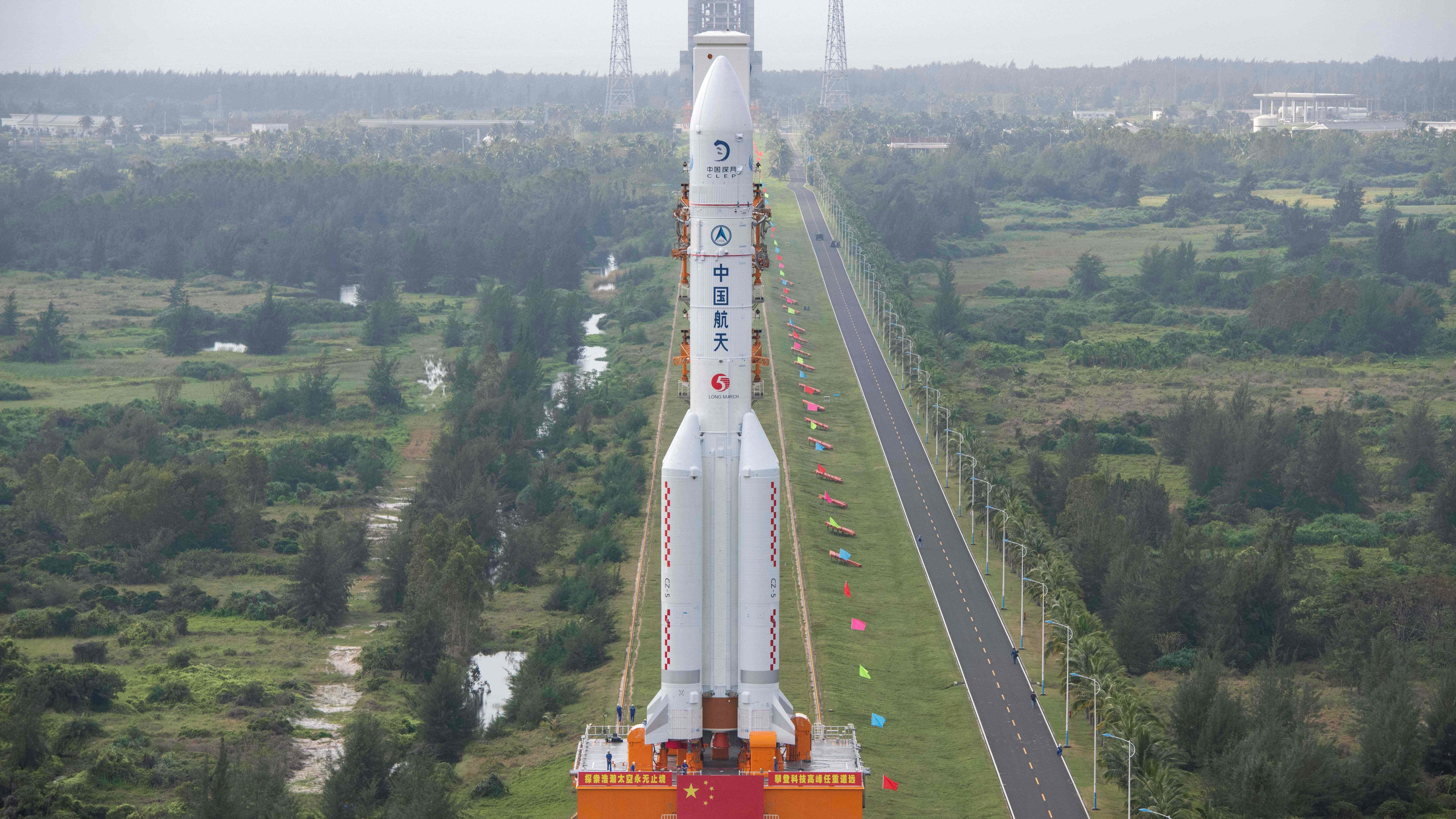 The rocket, pictured on Nov. 17, will launch China