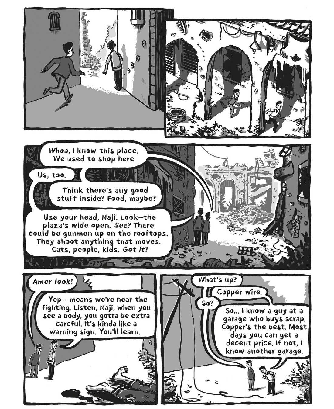 A page from "Welcome to the New World"