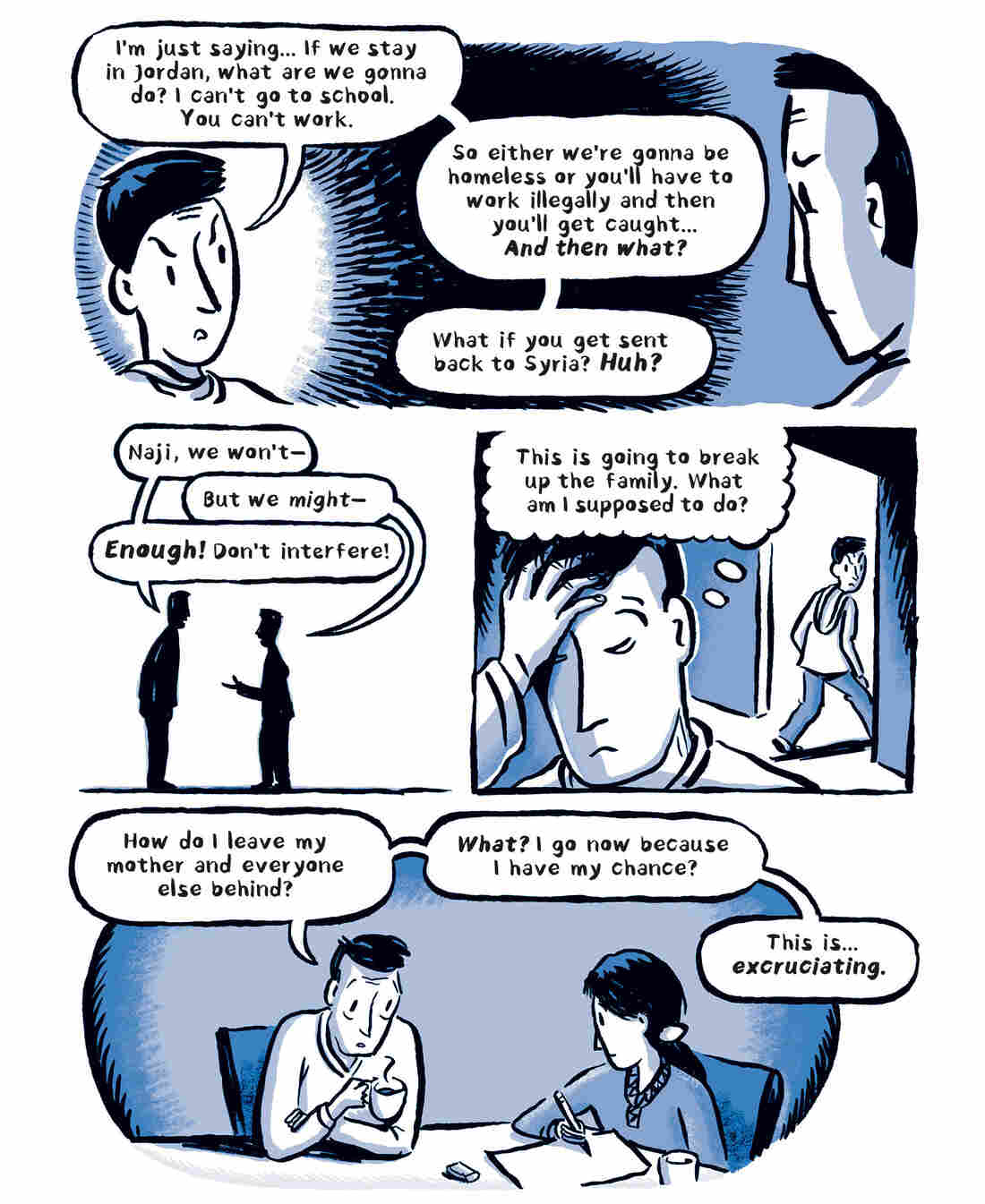A page from "Welcome to the New World"