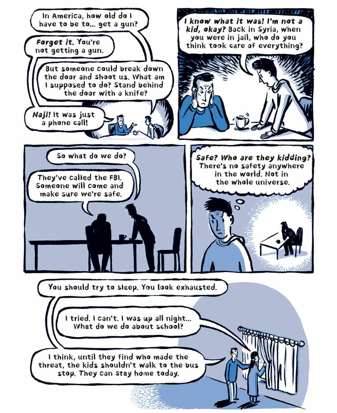 A page from "Welcome to the New World"