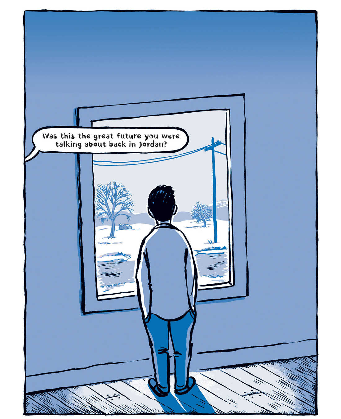 A page from "Welcome to the New World"