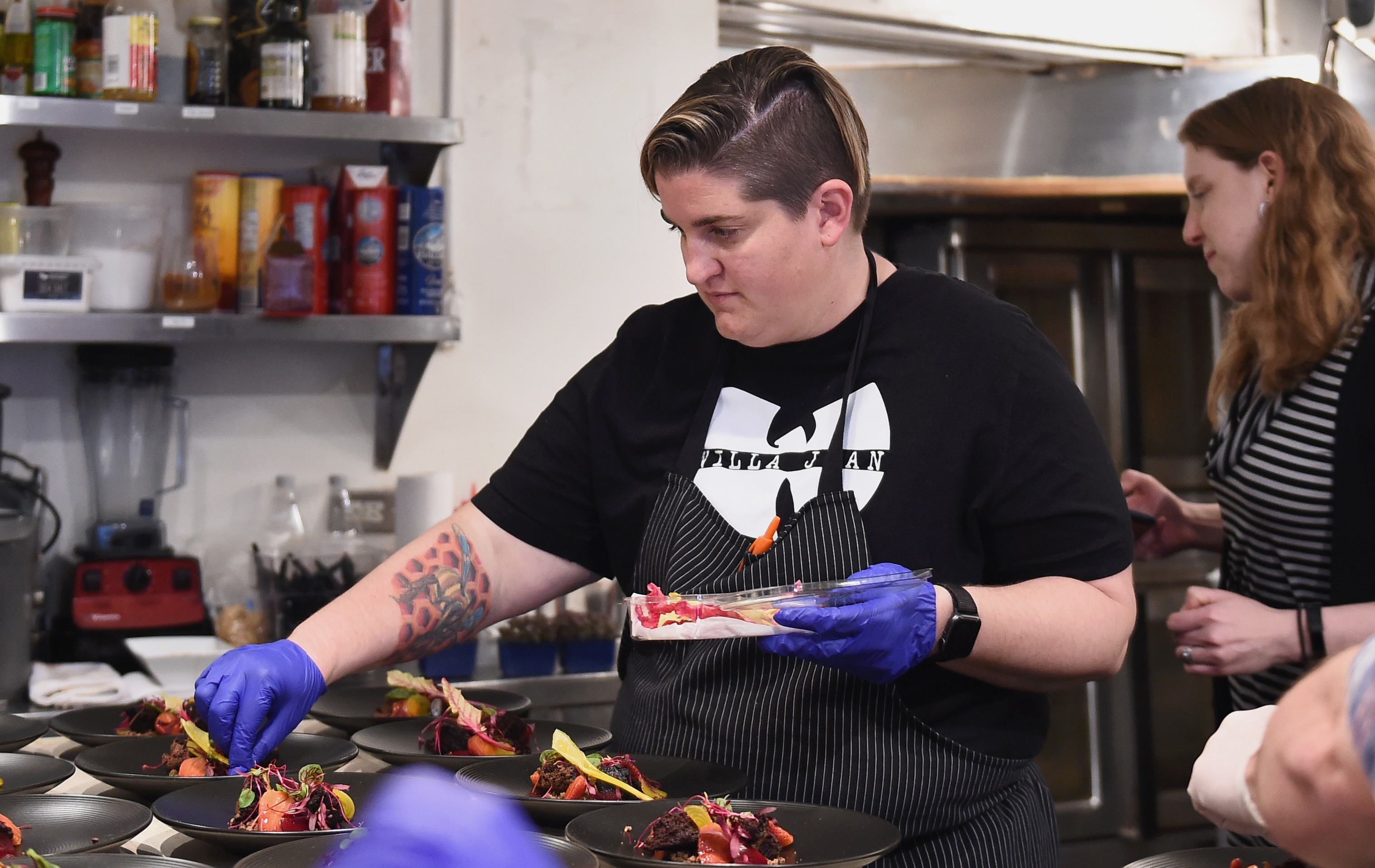 Kelly Fields, owner and chef of the award-winning New Orleans restaurant Willa Jean, fears what another shutdown could mean for her business. (Getty Images for Audi)