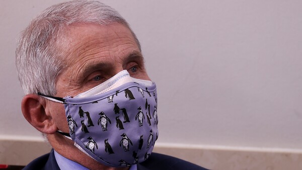 Dr. Anthony Fauci, director of the National Institute of Allergy and Infectious Diseases, warns that holiday gatherings could lead to "a really dark time for us" by mid-January.