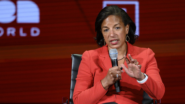 Former U.S. National Security Advisor Susan Rice, seen here at a 2019 Women in the World Summit in New York City, is Biden