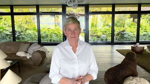Ellen DeGeneres, appearing in a Fox television special benefitting pandemic relief in March.