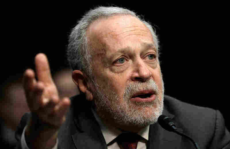Former U.S. Labor Secretary Robert Reich testifies before the Joint Economic Committee on Jan. 16, 2014, in Washington, D.C.