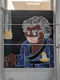 Esteban Sulé Marquez-Monsanto's mural in New York City.