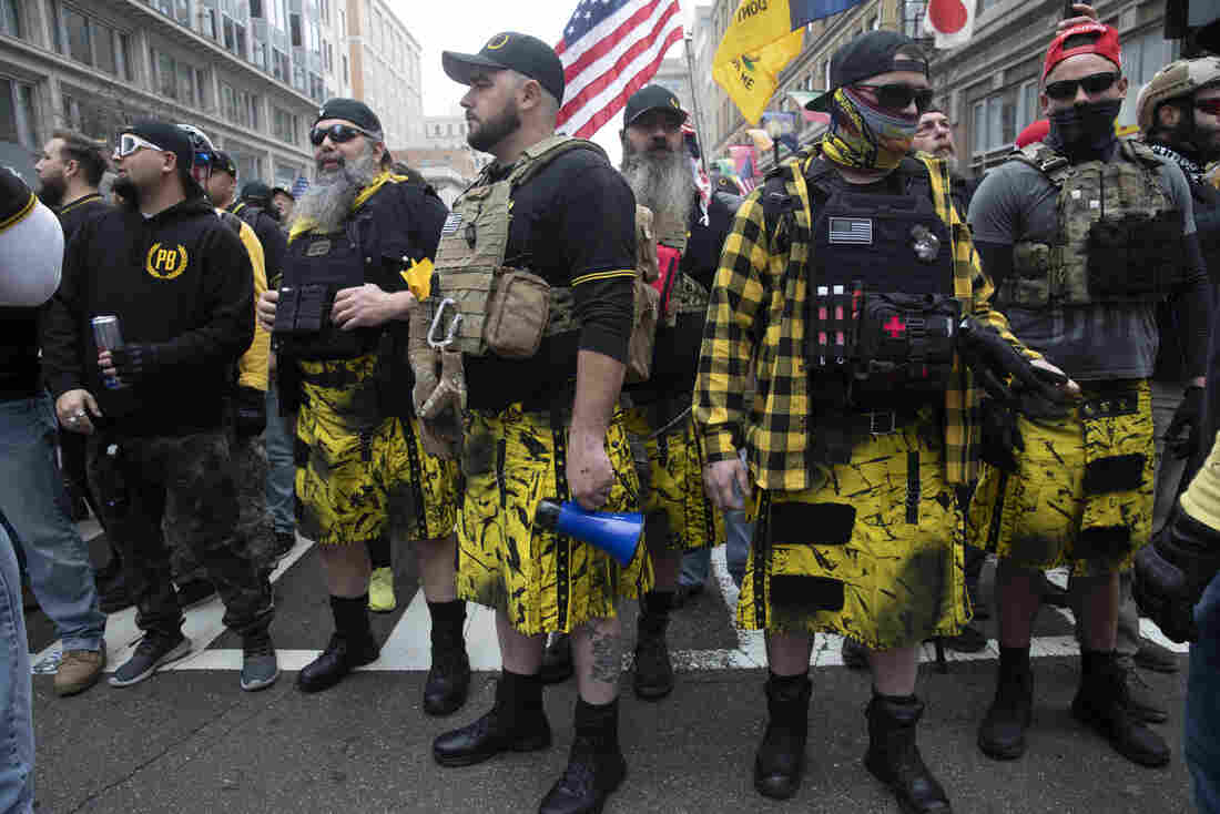 Proud Boys near Freedom Plaza.