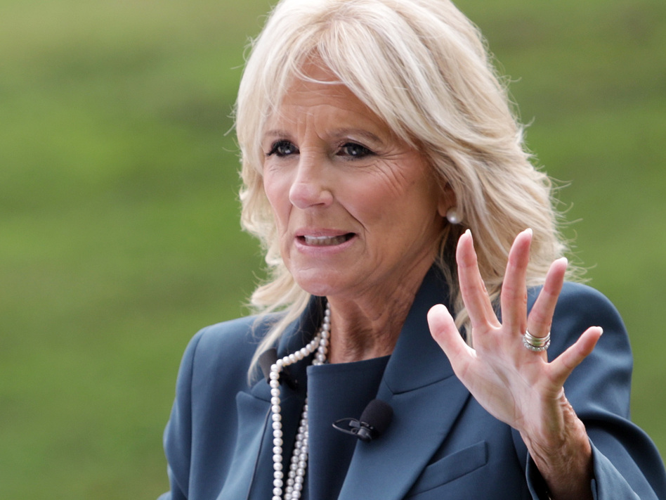 The incoming first lady was the subject of a <em>Wall Street Journal</em> opinion article suggesting she stop using the title "Dr." because she is not a physician. Biden received her doctorate in education in 2007. (Alex Wong/Getty Images)