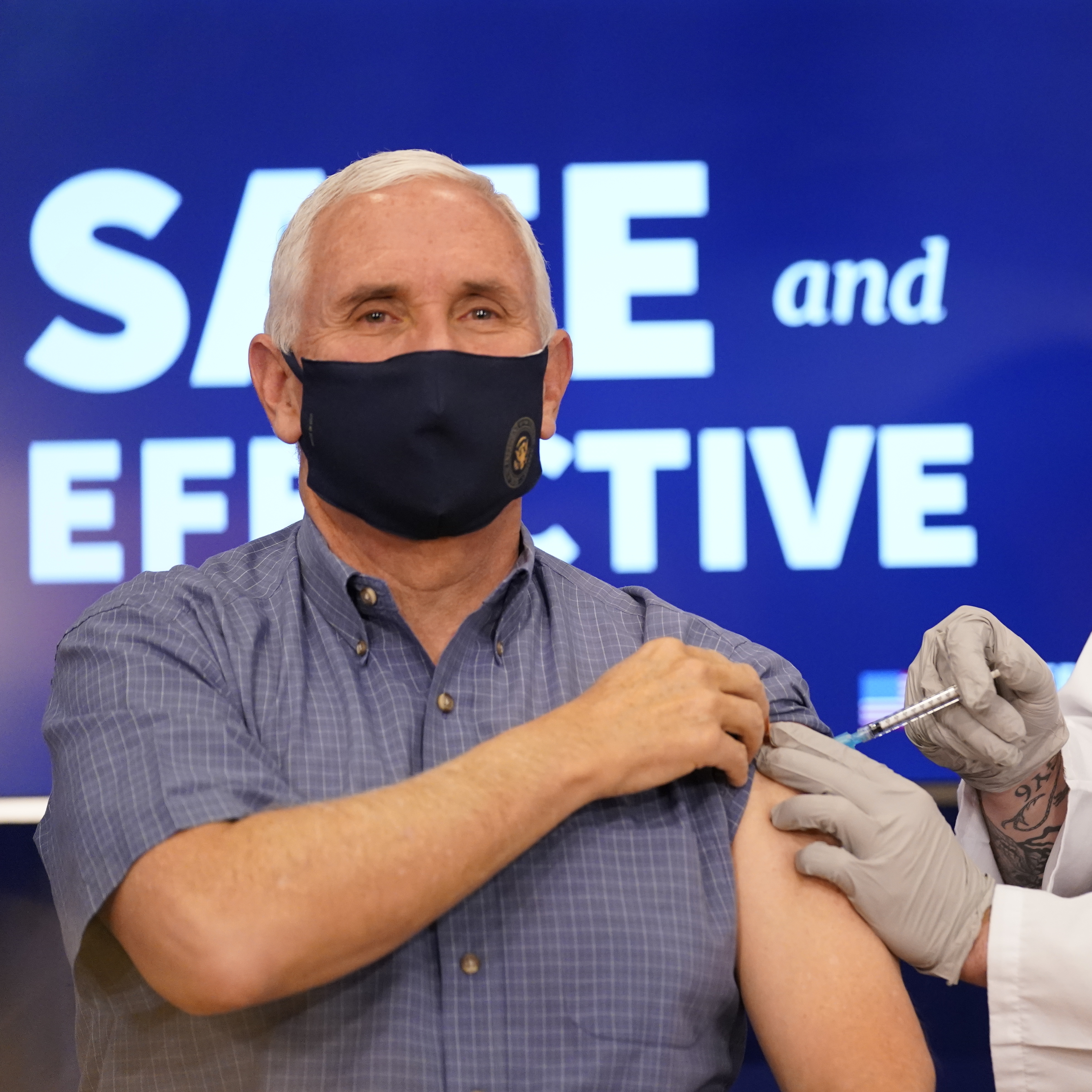 'I Didn't Feel A Thing:' Pence Gets COVID-19 Vaccine In Public Event