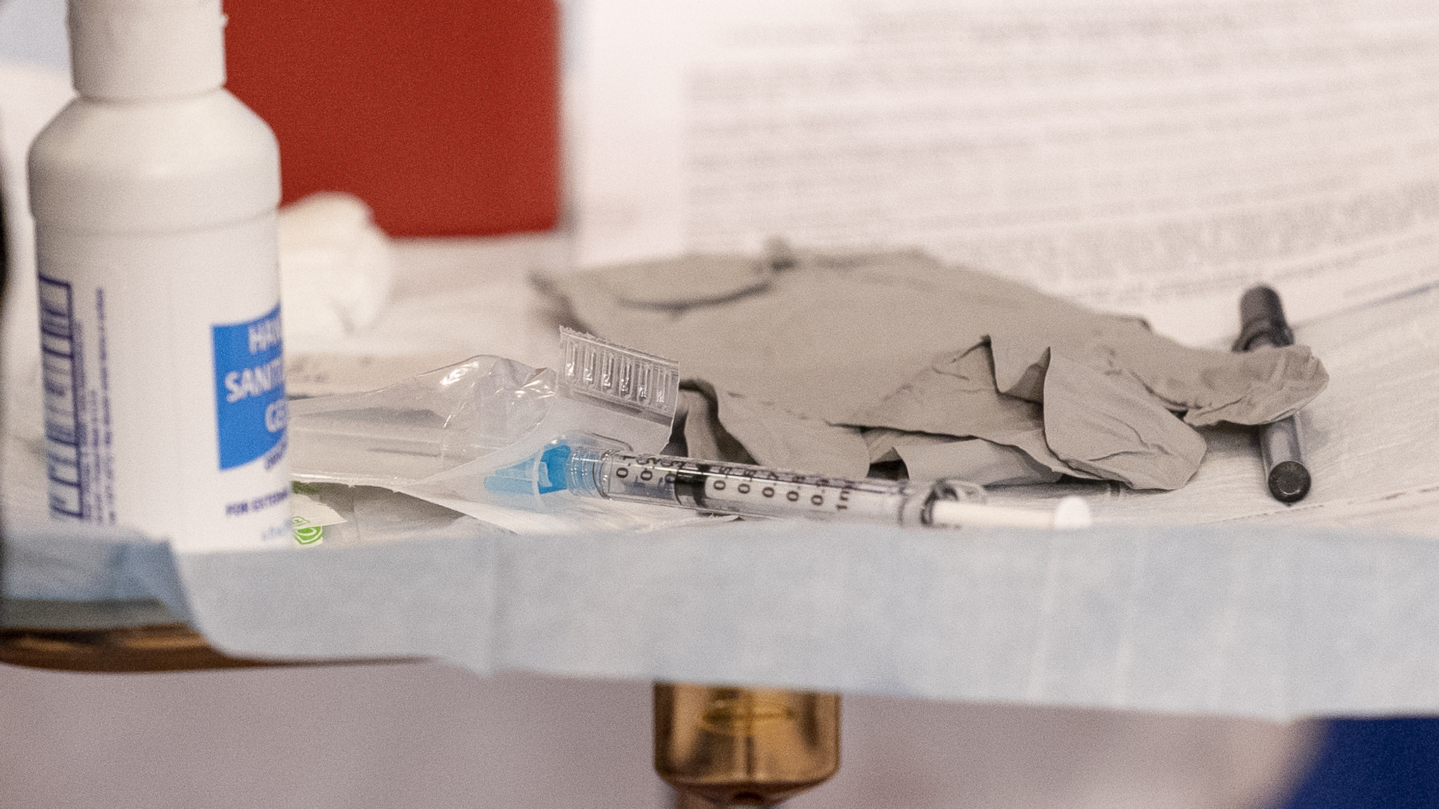 A Pfizer-BioNTech COVID-19 vaccine shot was ready to be administered last week. The U.S. government has reached a deal with Pfizer to purchase 100 million more vaccine doses.