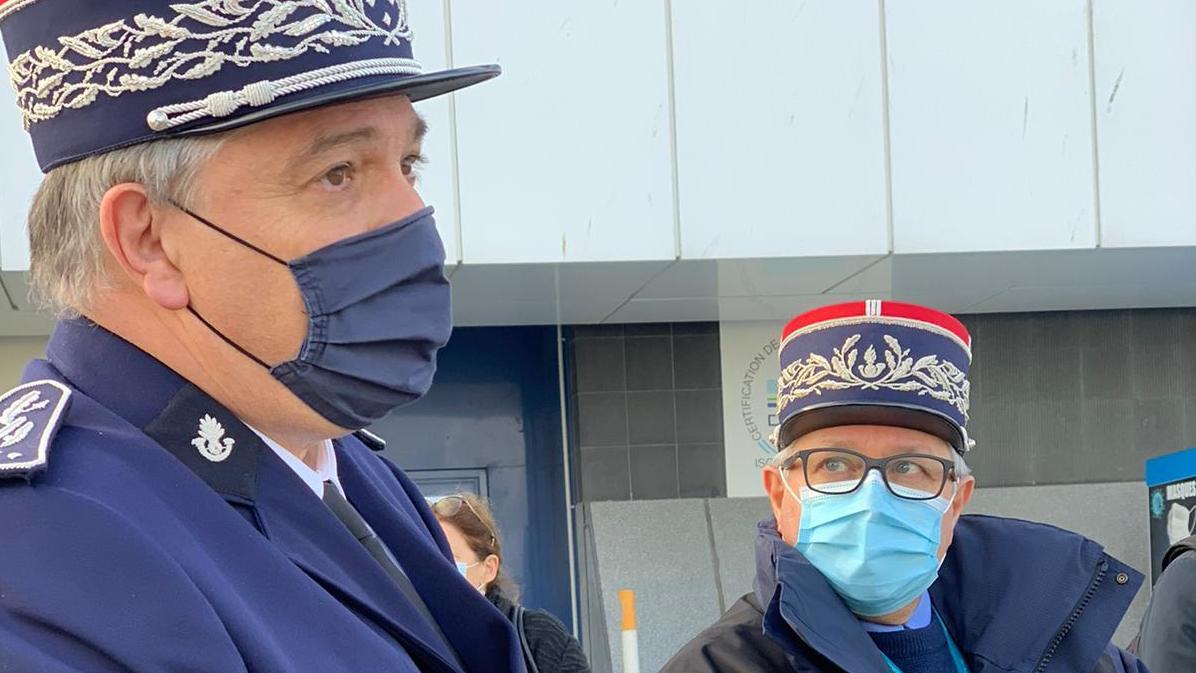 Haut-de-France Customs Director Jean-Michel Thillier, left, believes the Port of Calais is ready for Brexit.