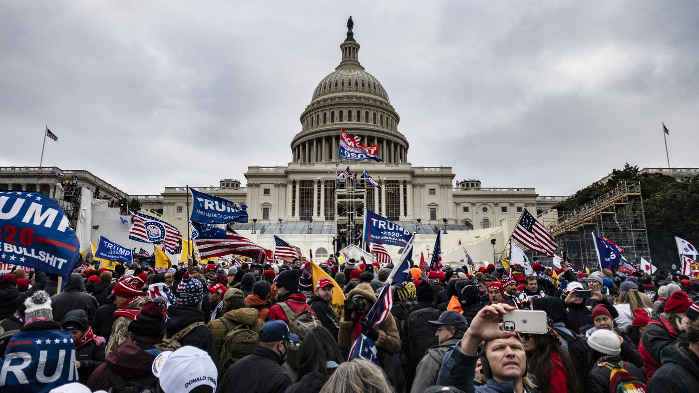 Trump Supporters Storm U.S. Capitol, Halting Final Count Of Biden Votes