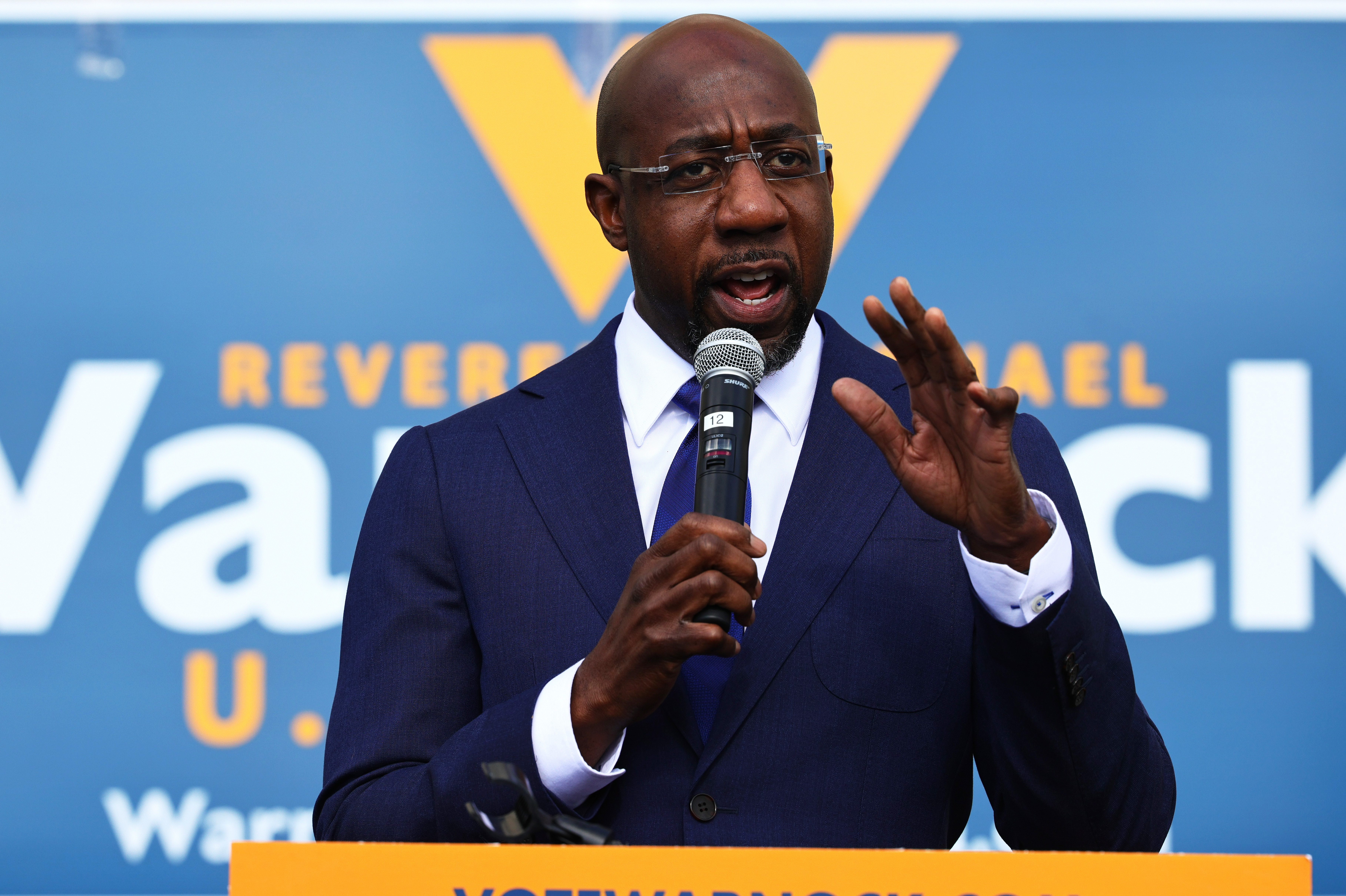 Raphael Warnock will become Georgia's first Black senator. (Getty Images)