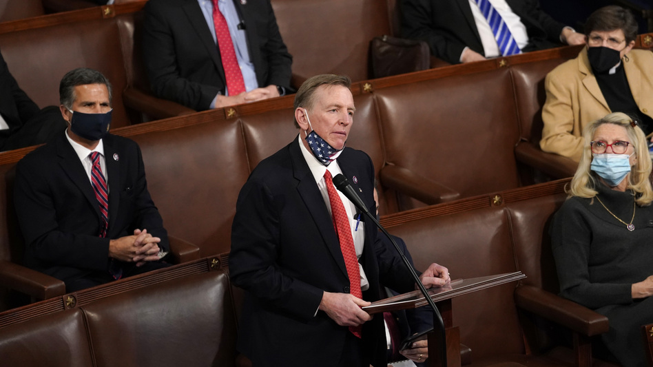 Rep. Paul Gosar, R-Ariz., objected to his state's electoral tally. (Drew Angerer/Getty Images)