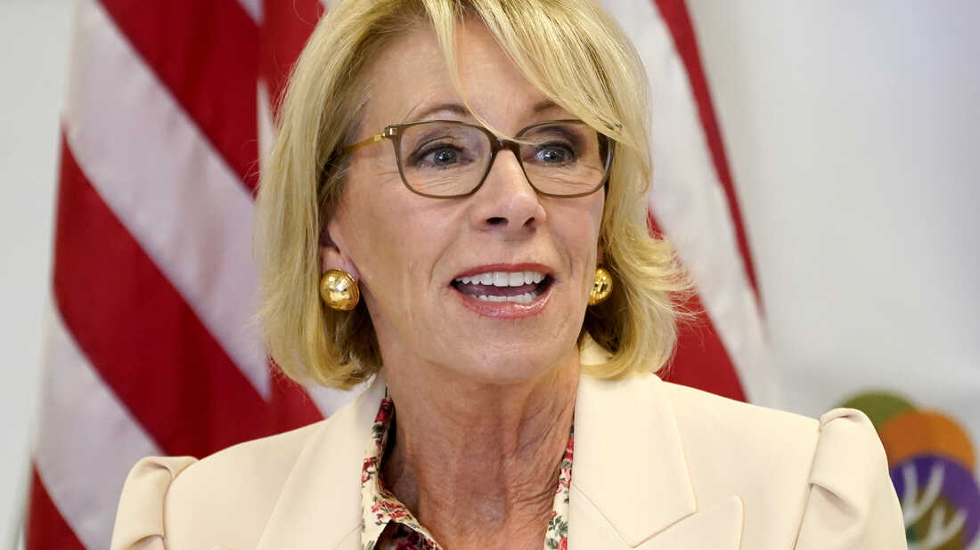 Betsy Devos Resigns As U S Education Secretary Npr