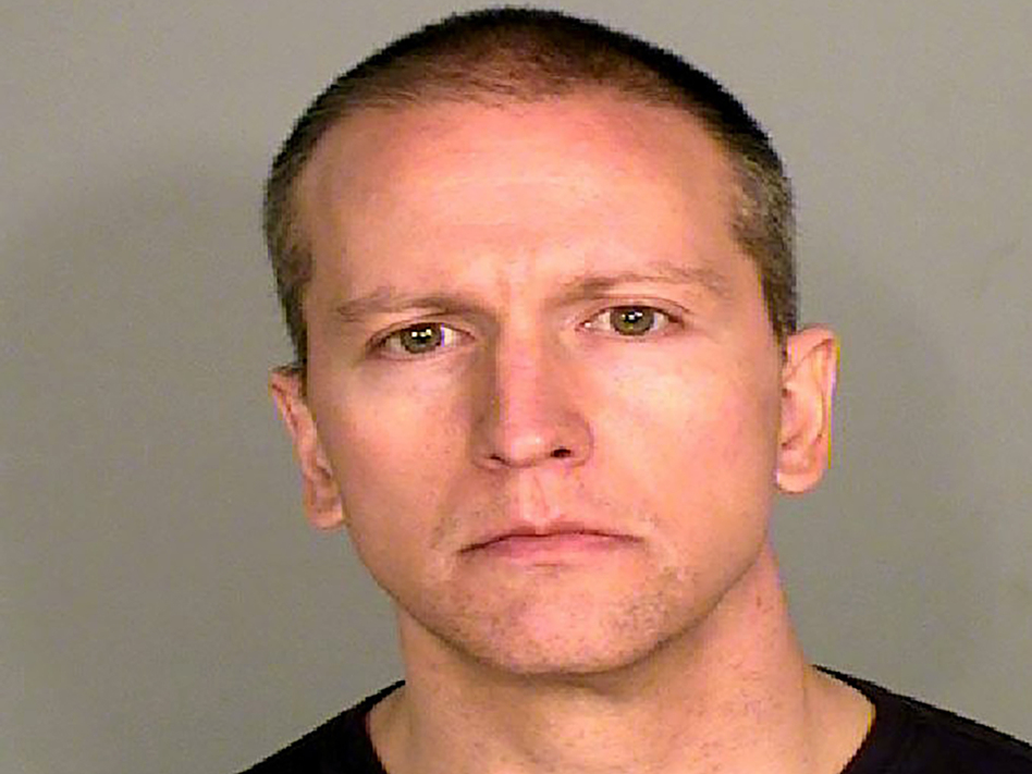 Former Minneapolis police officer Derek Chauvin, who was captured on cellphone video kneeling on George Floyd's neck for several minutes, still faces a higher charge of second-degree murder. (Brommerich/AP)