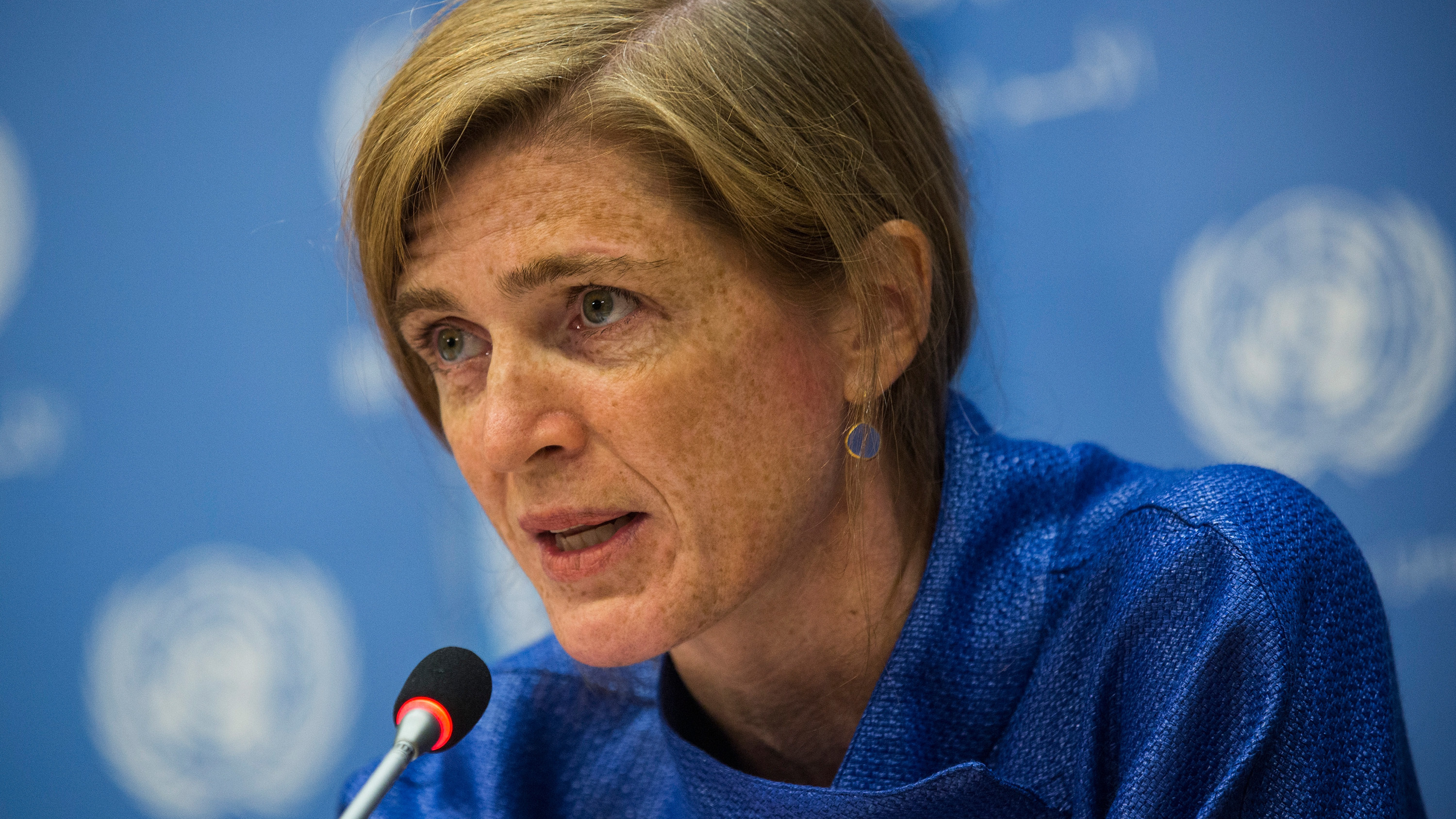 Samantha Power, who served as the U.S. ambassador to the United Nations during the Obama administration, has been nominated by President-elect Joe Biden to run USAID. Power is seen here in 2014.