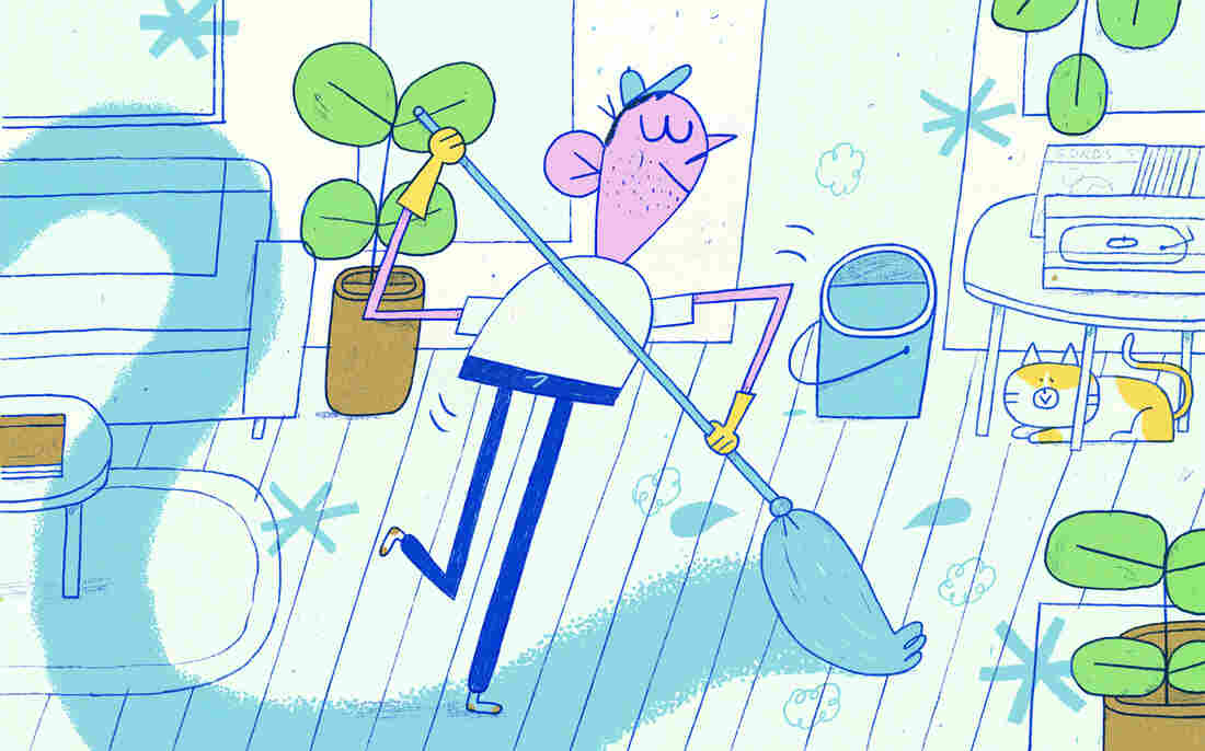 Deep cleaning any space in your home.