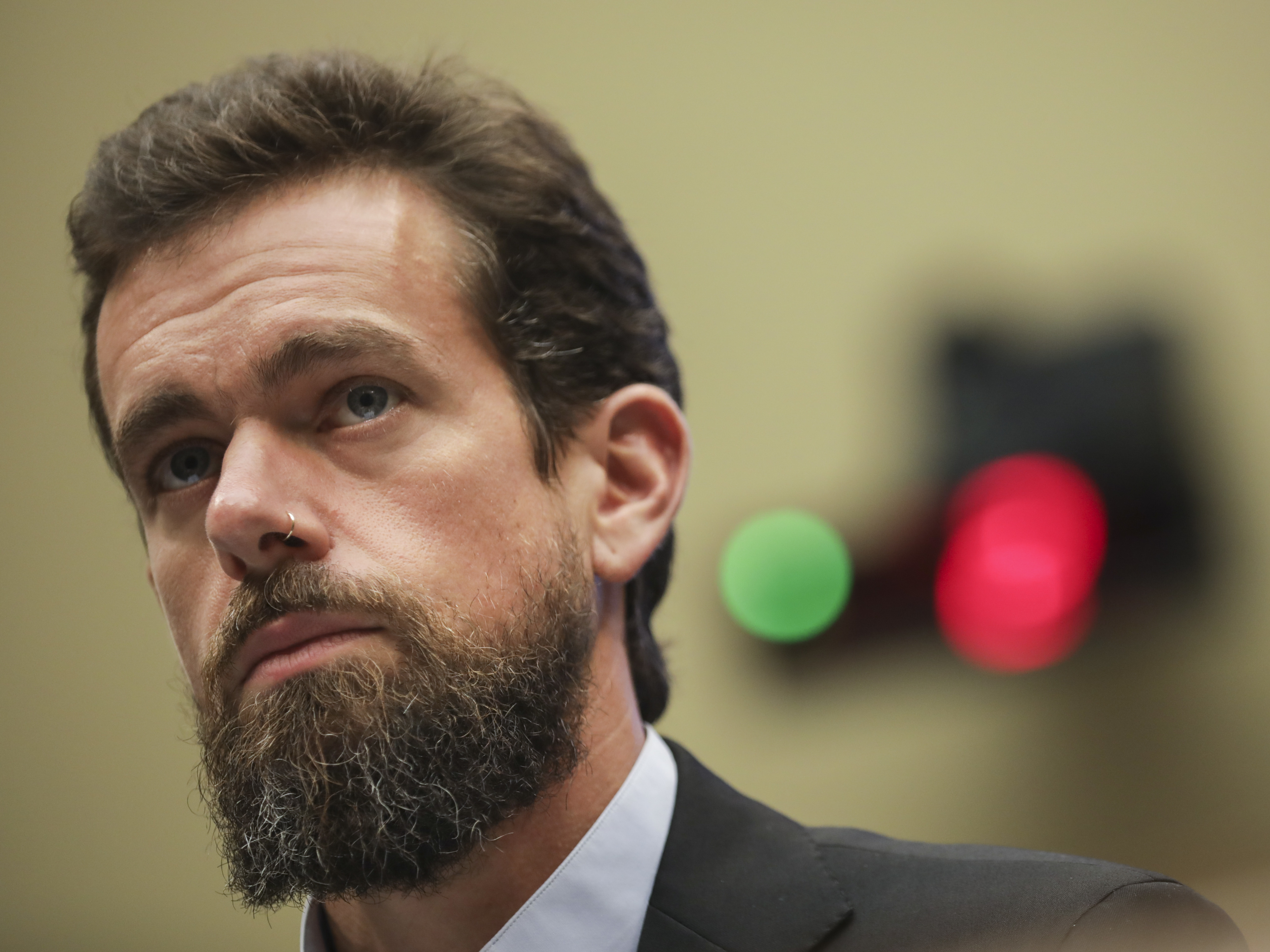 Twitter CEO Jack Dorsey said on Wednesday that he believes tech companies that banned President Trump from various social media platforms was a move that sets a dangerous precedent for a free Internet. (Getty Images)