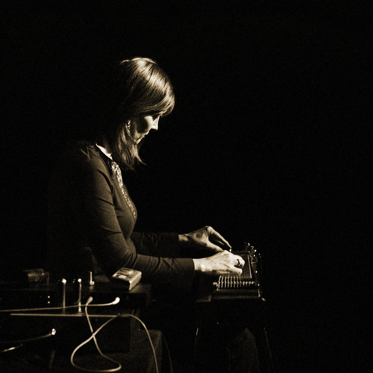 Pedal steel player Susan Alcorn, whose album with her quintet, <em>Pedernal</em>, was the pick for the best album of the year by Francis Davis, who runs the annual NPR Music Jazz Critics Poll. (Courtesy of the artist)