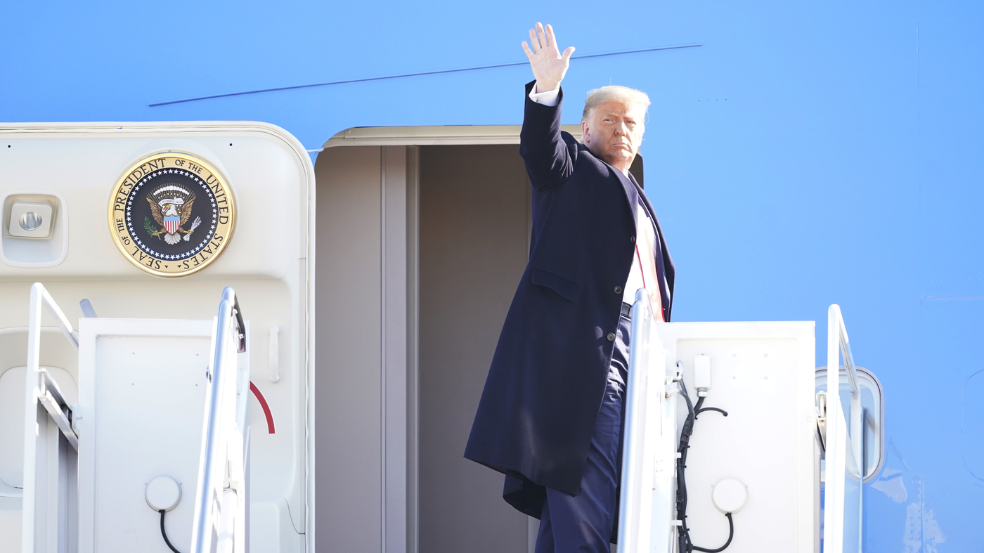 On Biden's Inauguration Day, Trump Will Hold His Own Departure Ceremony : Biden Transition Updates - NPR