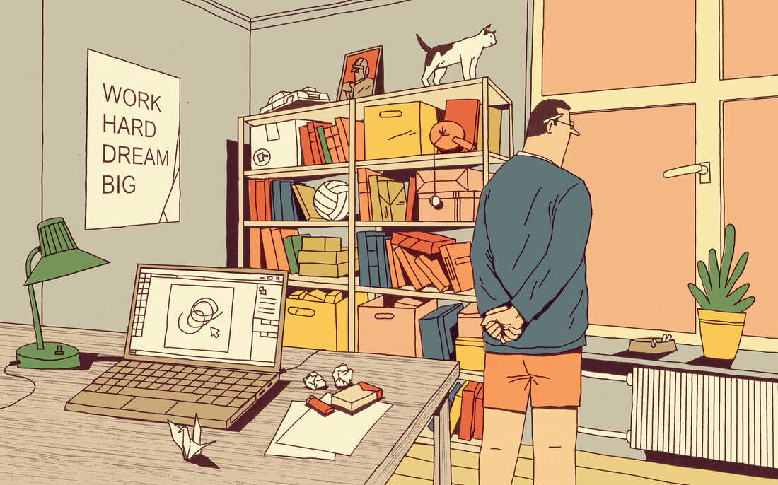 Man at the office.