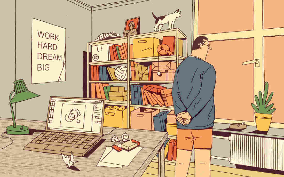 Man at the office.