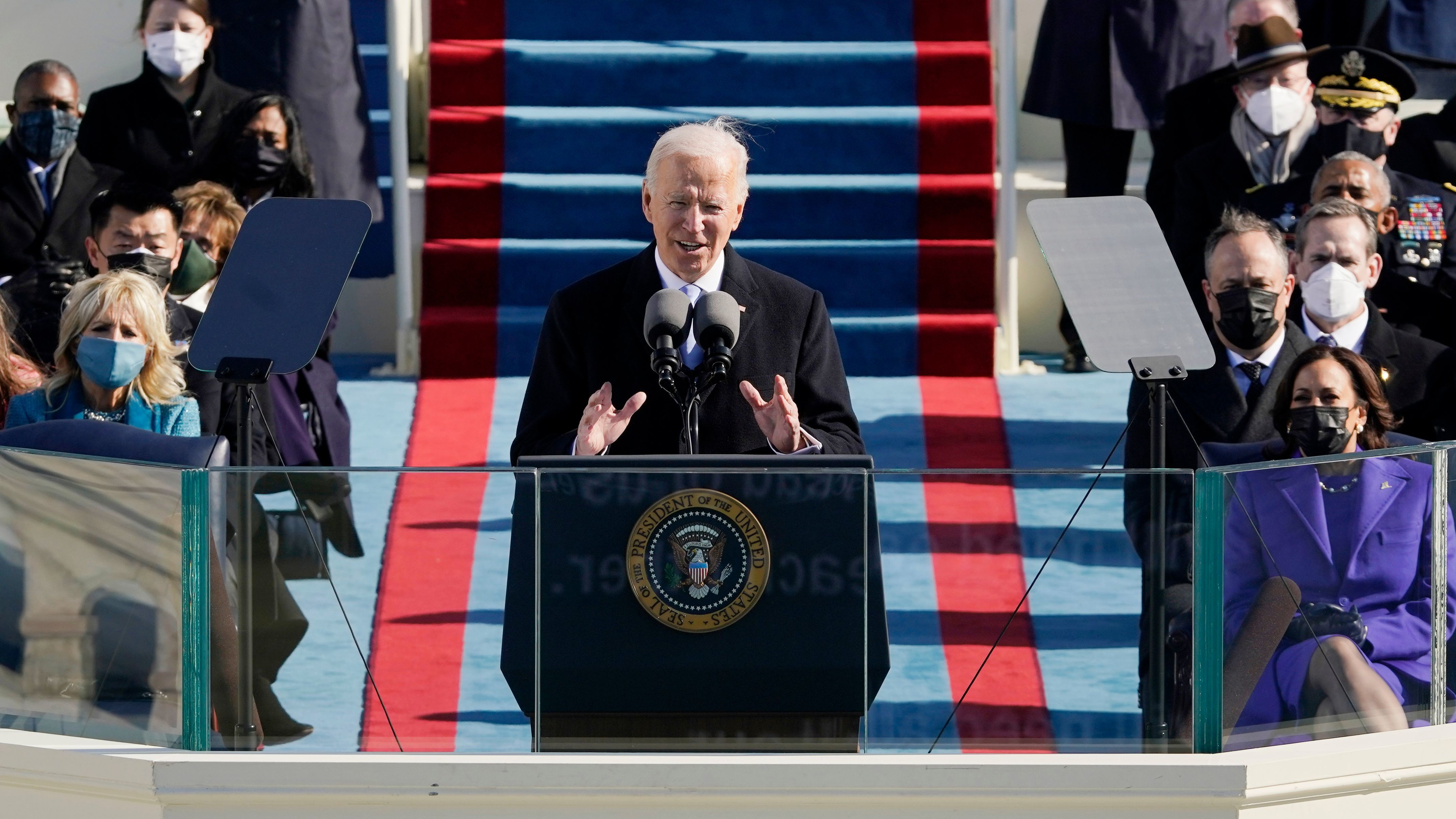 On Inauguration Day, A Cautious America Sees 'Steep Road Ahead' : Inauguration Day: Live Updates : NPR - Vimarsana News
