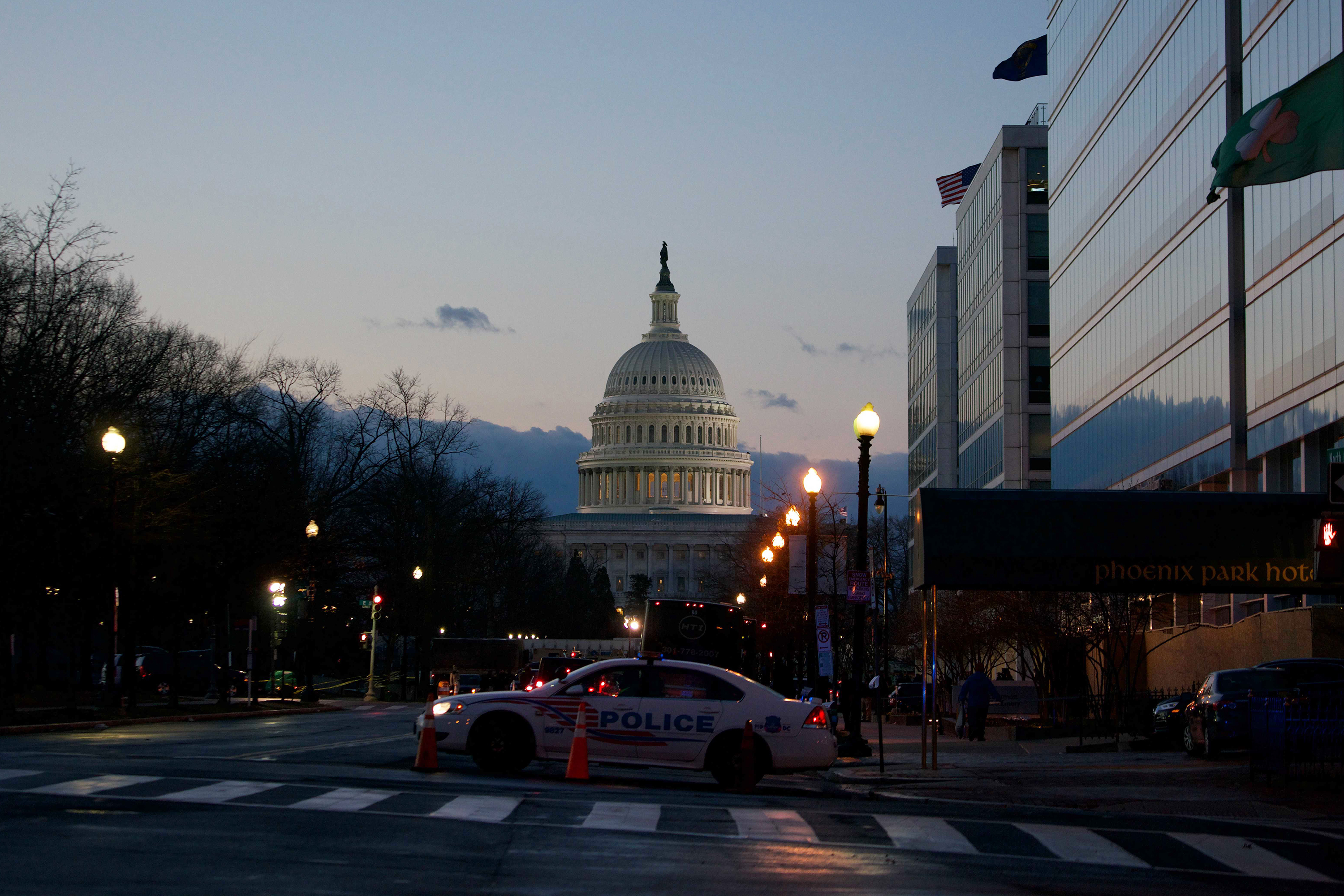 No Large Protests In D.C. As President Biden Is Inaugurated - NPR