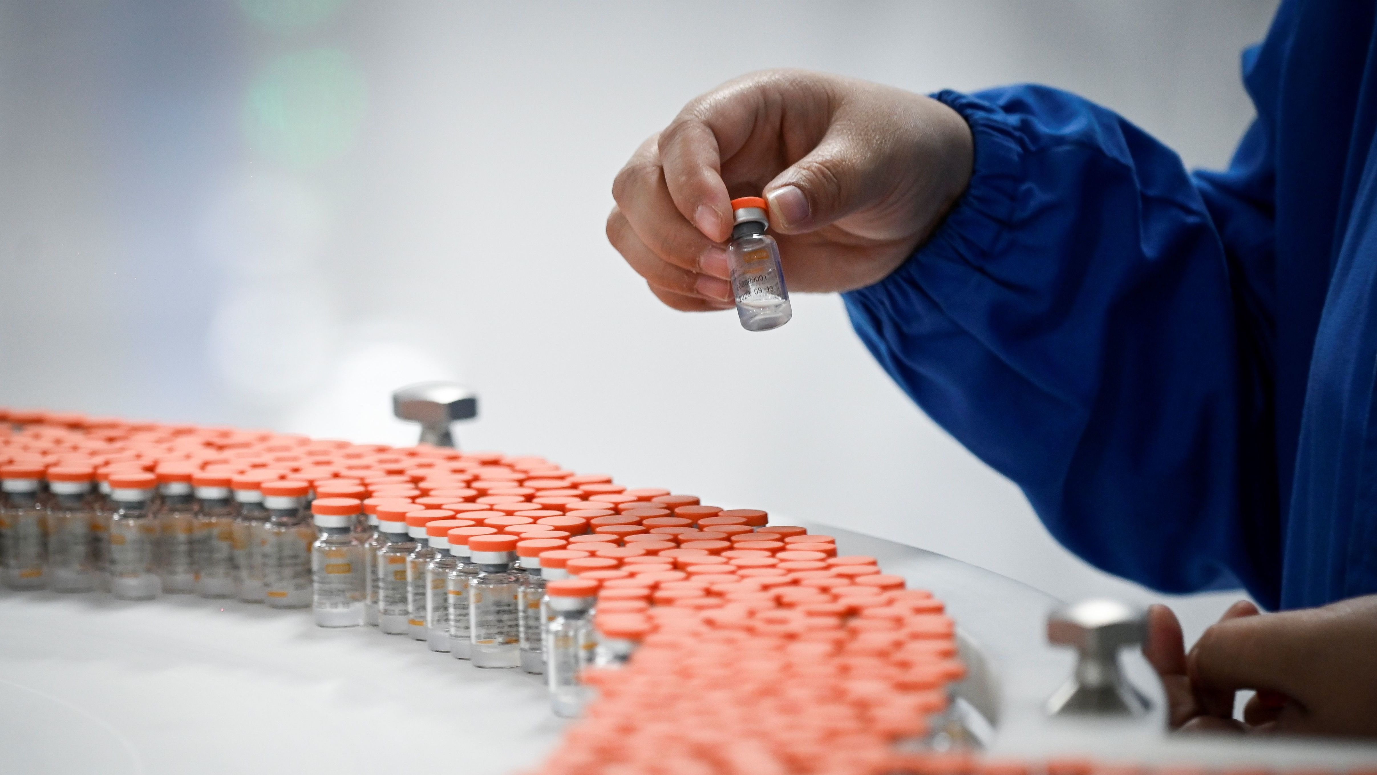 The Sinovac vaccine is produced at this newly built factory in China. Sinovac is one of 11 Chinese companies carrying out clinical trials of potential coronavirus vaccines.