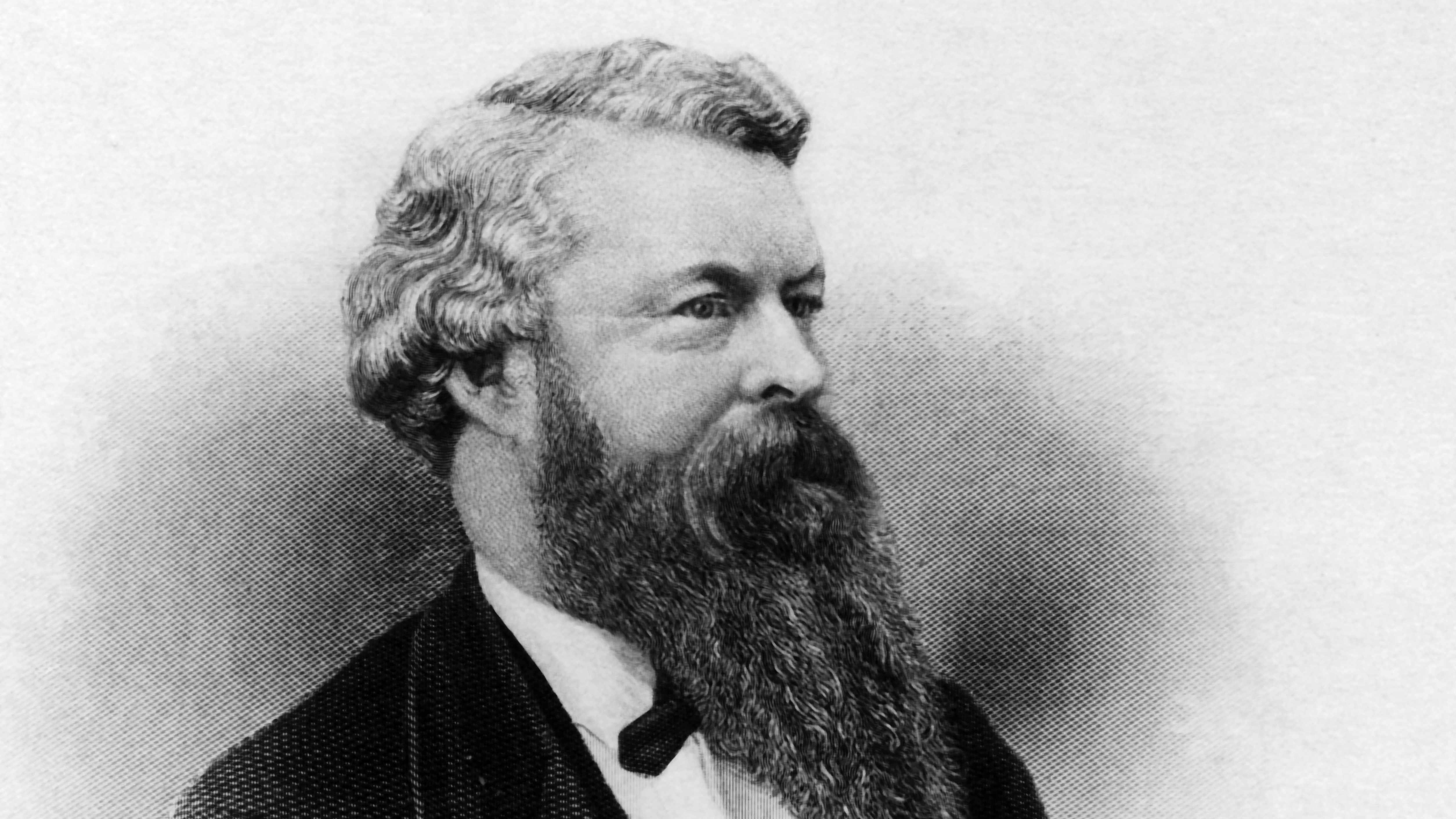 An engraved portrait of William Belknap, a secretary of war who was impeached in 1876 after he tearfully resigned. (Getty Images)