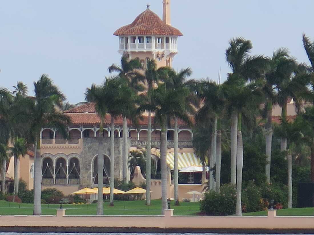 Palm Beach Town Attorney Says Trump Can Live At Mar-A-Lago Full Time : NPR