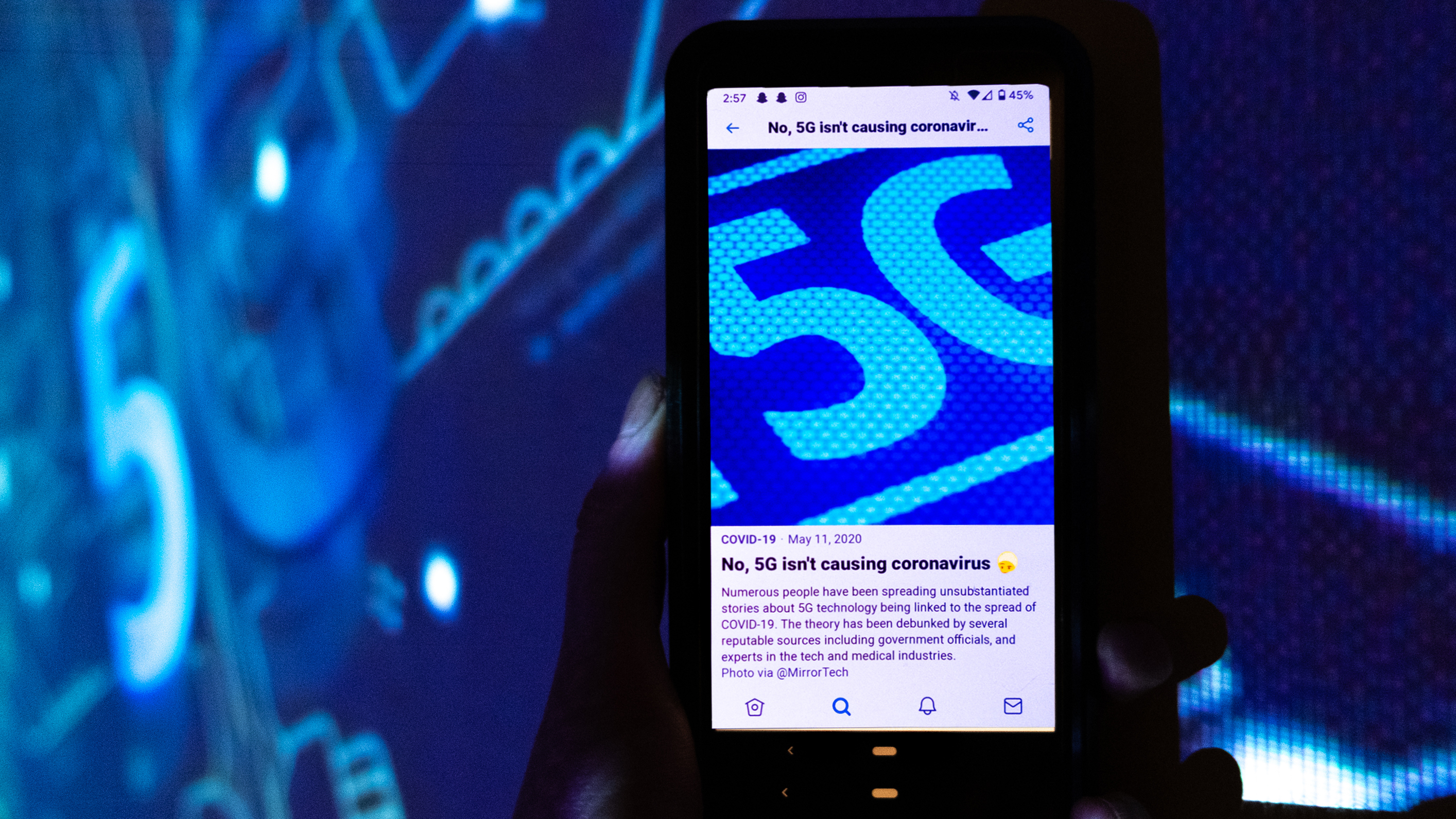 Open up any social media app on your phone and you