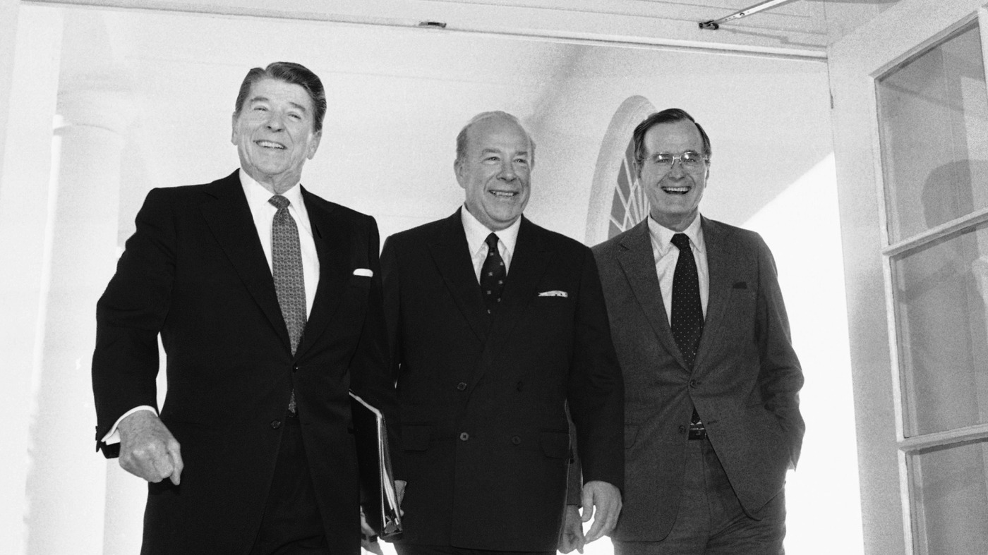 Former Secretary Of State George Shultz Dies At 100 : NPR