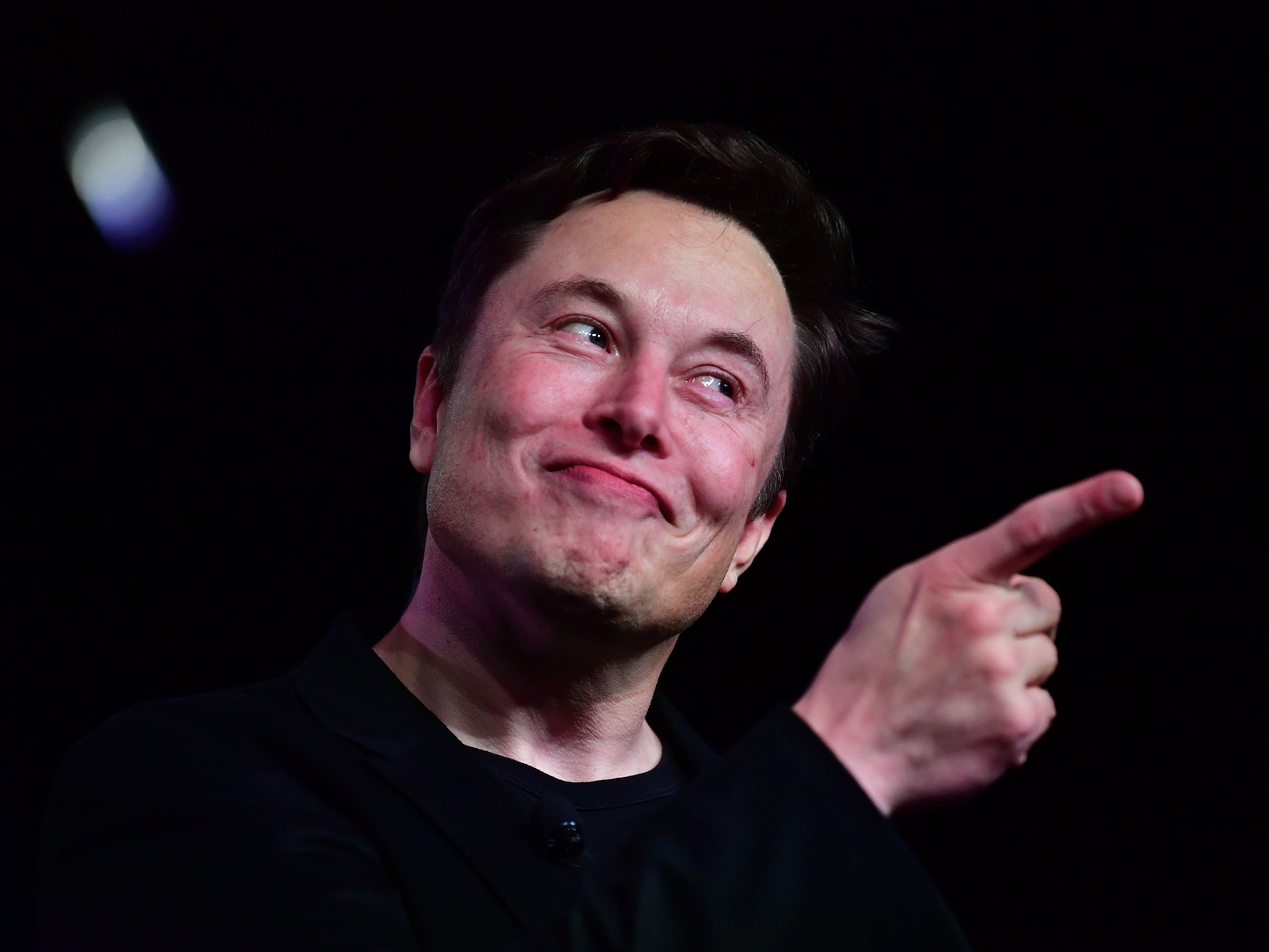 Tesla CEO Elon Musk speaks during the unveiling of the new Tesla Model Y in Hawthorne, Calif., on March 14, 2019. Tesla announced on Monday it would invest $1.5 billion in cryptocurrency Bitcoin. (AFP via Getty Images)