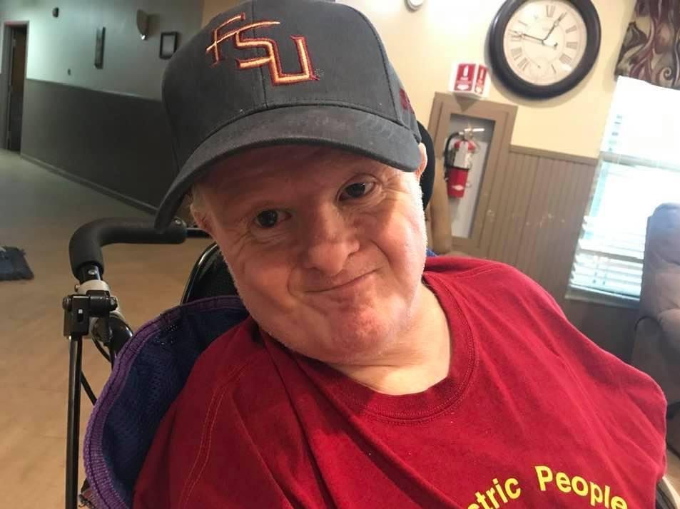 Peter Prater survived a case of COVID-19 after an outbreak hit his home, the Tallahassee Developmental Center in April. No federal agency tracks how many of the estimated 300,000 people who live in such facilities nationwide have caught COVID-19 or died as a result. (Susan Prater-DeBeaugrine)