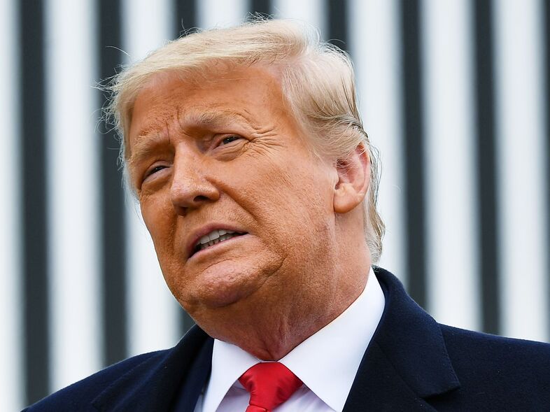 Among the evidence presented by the defense was a lengthy clip of President Donald Trump's widely condemned remarks about the deadly 2017 Charlottesville protest. (Mandel Ngan/AFP via Getty Images)