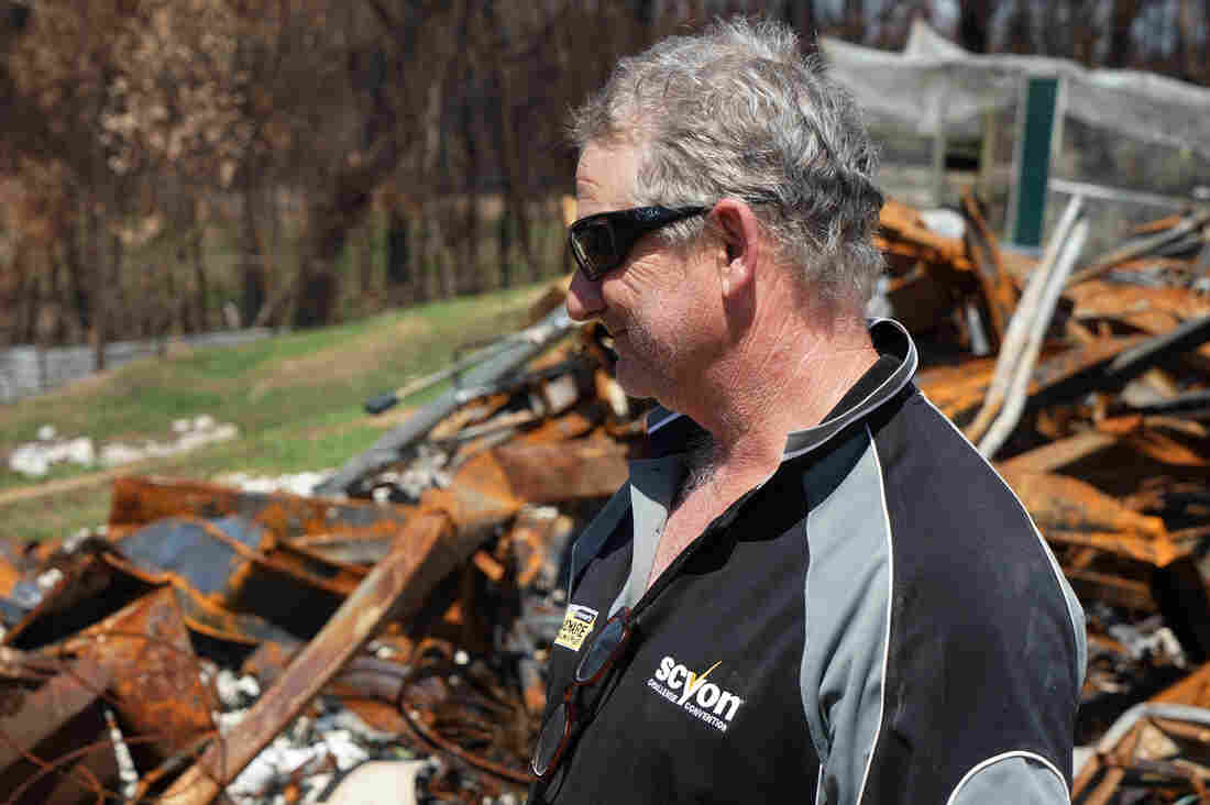 As Fires Worsen, A Mental Health Crisis For Those Battling Them : NPR