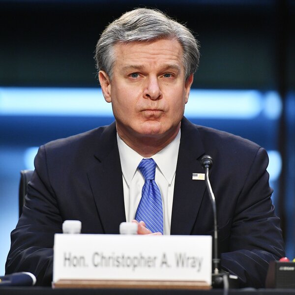 Wray Stresses Role Of Right-Wing Extremism In Hearing About Jan. 6 Riot