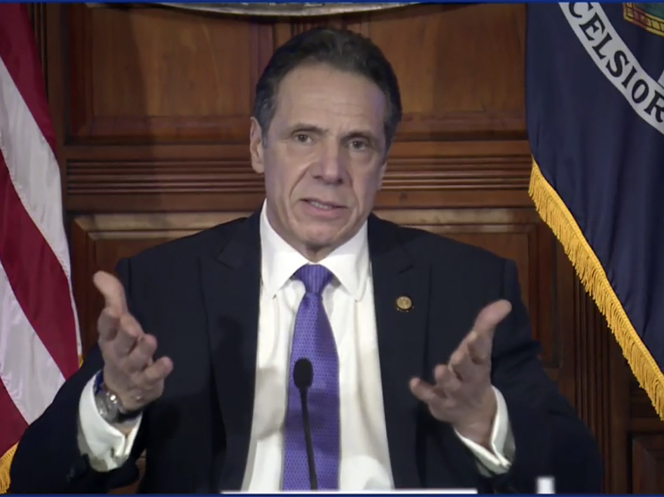 New York Gov. Andrew Cuomo addressed allegations of sexual harassment at a March 3 press briefing. He apologized for unintentionally making people feel uncomfortable but said he would keep working, despite mounting calls for his resignation. (Office of the NY Governor via AP)