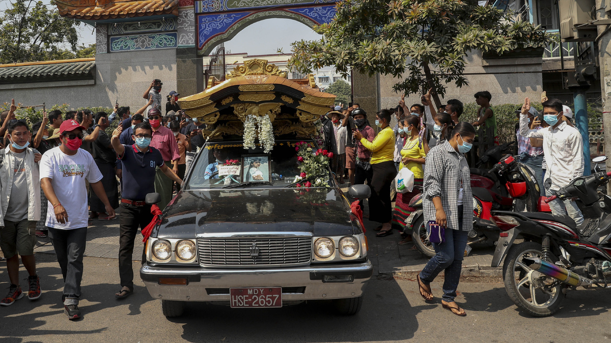 Teenager Angel Killed During Myanmar Protests : NPR