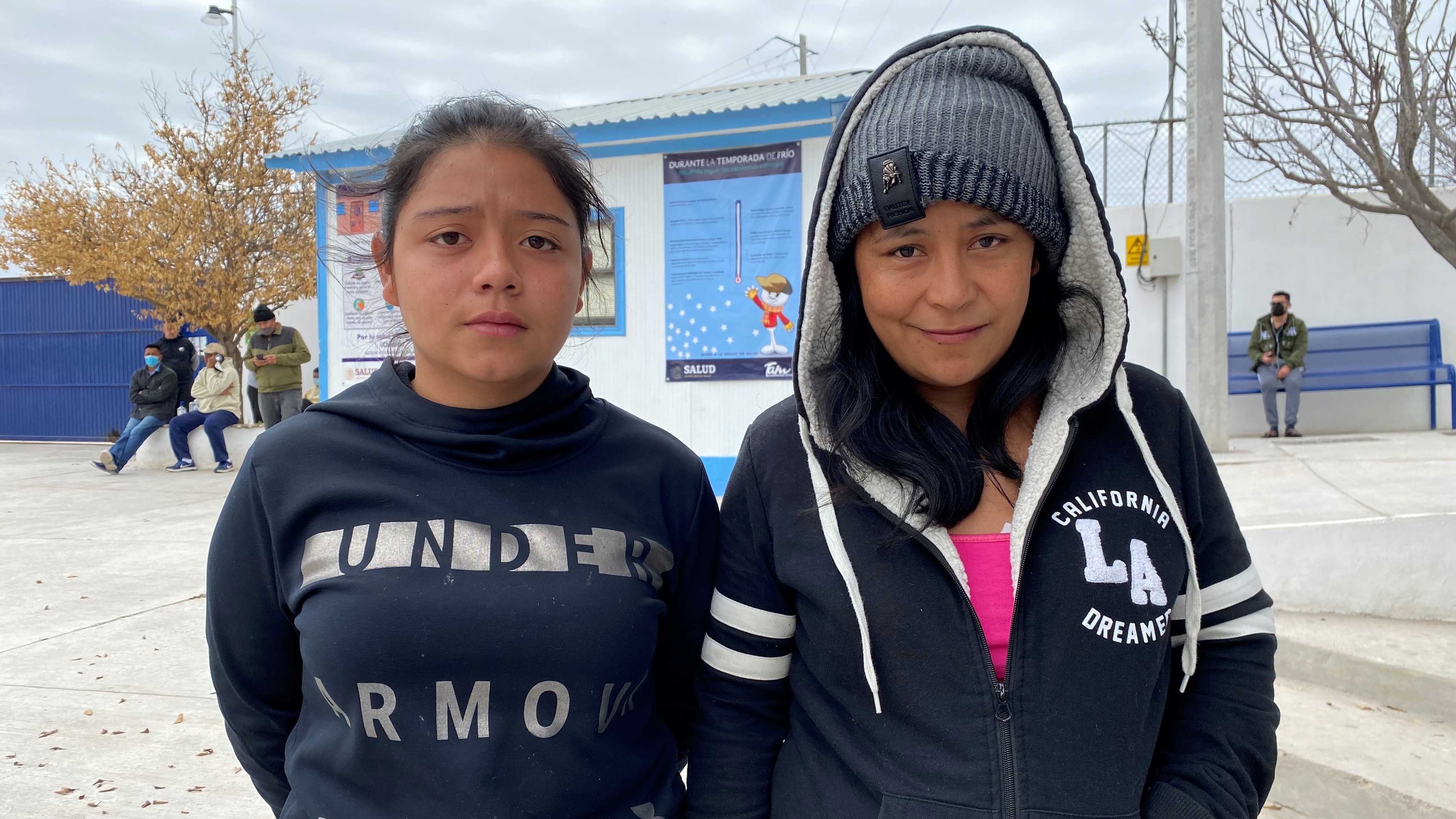 Dilicia Mejia and her 16-year-old, Jorlene, from Honduras, showed up at a migrant shelter in Reynosa three weeks ago. They are part of the new surge of Central Americans hoping somehow they will be allowed into the U.S. under Biden